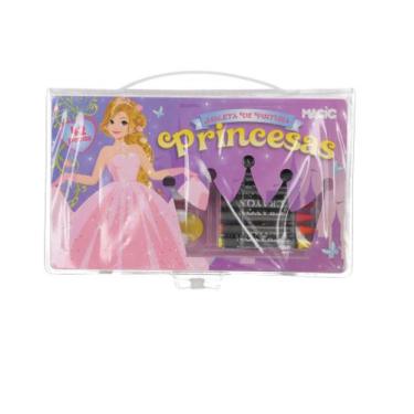 Imagem de Kit Maleta de Pintura 42 peças Princesas - Magic Kids