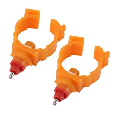 Imagem de Mamilo Bebedouro de água de Frango ABS, Clipe Bebedor de Aves de Baioneta de Mola G3/4, para Fazenda Com Alta Durabilidade e Confiabilidade