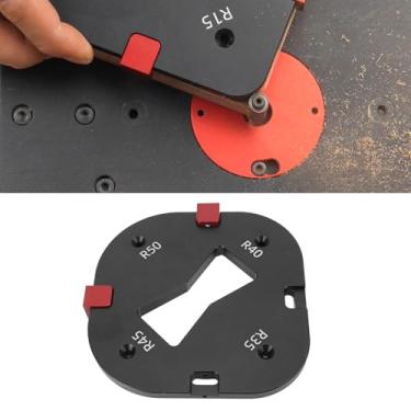 Imagem de Modelo de Raio do Canto do Roteador, Modelos de Raio de Canto Redondo Com Bloco de Localização, R35 R40 R45 R50, Modelo de Canto Redondo, Ferramenta de Roteamento de Raio