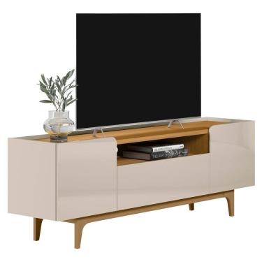 Imagem de Rack Para Sala Bancada De 75 Pol 180cm Safira L06 Tauari-off White - Mpozenato