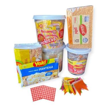 Imagem de Kit com 179 Doces Festa Junina São João Nº4 + bandeirinha - Genérica