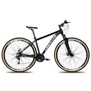 Imagem de Bike Aro 29 Estilo Mountain Bike em Alumínio Absolute Nero 5 3x8 Marchas 24 Velocidades com Freios Hidráulicos,21,Preto