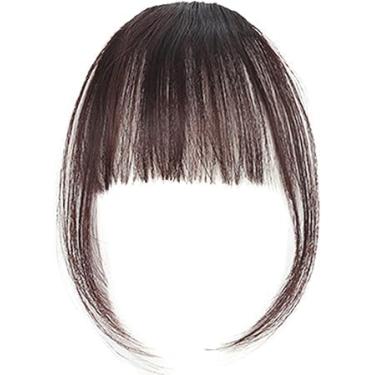 Imagem de Aplique Franja Com 2 Presilhas Tic Tac Castanho