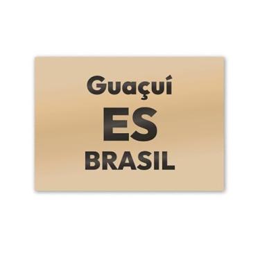 Imagem de Imã de Geladeira Guaçuí Espírito Santo MDF 8cmx5cm Turismo