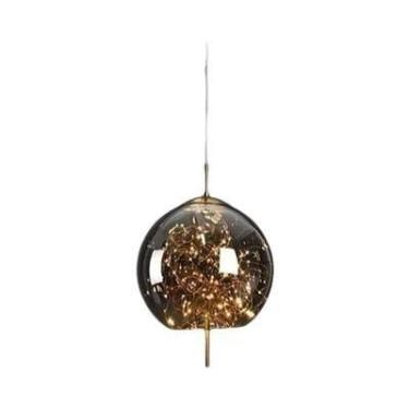 Imagem de Moderna Luminária Pendente De Vidro LED Para Teto Decoração De Quarto 