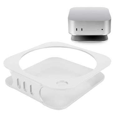 Imagem de Jiawu Suporte de Alumínio para Mini M4, Mini M4 Dock Stand, Anti -scratch, Anti -deslizamento, Resfriamento Aprimorado, Botões de Energia Fácil de Acesso e Organização de Mesa