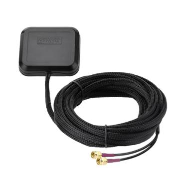 Imagem de SUPERBAT Antena MIMO macho 4G LTE SMA suporte magnético adesivo com cabos de extensão de 3 metros para roteador Verizon AT&T T-Mobile Sprint 4G LTE Gateway IoT celular modem de banda larga móvel