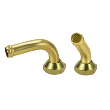 Imagem de Conector de tubo de óleo do refrigerador de transmissão automática compatível com Honda Odyssey 4 portas 2005-2010 3,5L V6, 2 peças de conexões de linha de transmissão (rosca M14x1,5)