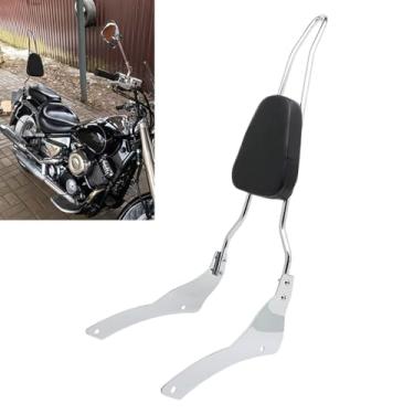 Imagem de FENGREN Encosto traseiro do passageiro da motocicleta Sissy Bar para Yamaha V Star 400 650 XVS400 XVS650 Classic DragStar 1998-2022