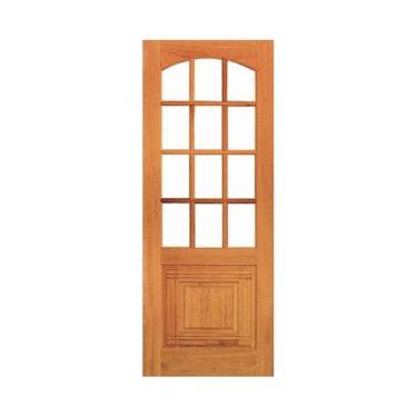 Imagem de Porta Caiçara Vidrinho - Madeira Maciça - Angelim - Wol Madeiras, 2,10