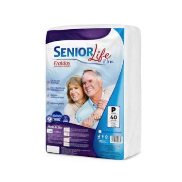 Imagem de Fralda Geriátrica Senior Life Plus P - 40 Unidades