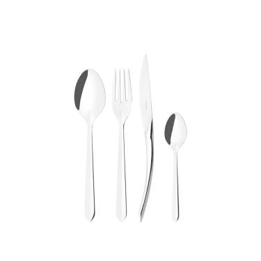 Imagem de Conjunto Talheres Mesa Posta Inox 8 Peças Afrodite Bugatti