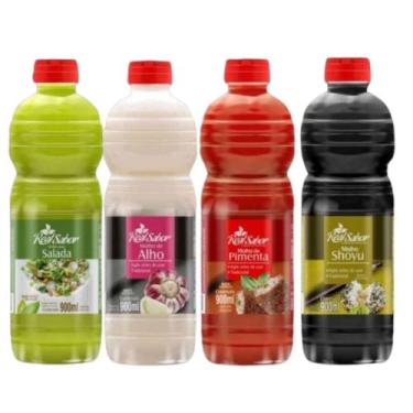 Imagem de Molho Real Sabor 900ml Pimenta Alho Salada Shoyu Ltt Alimentos, PIMENT