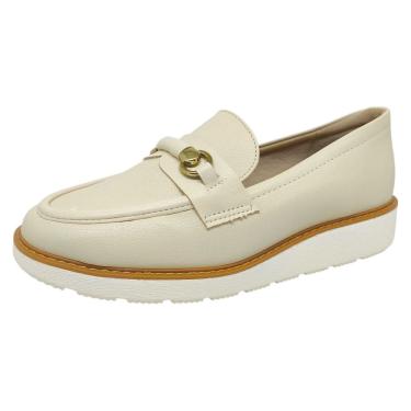 Imagem de Loafer Feminino Anabela Elegante Charme Clássico Modare