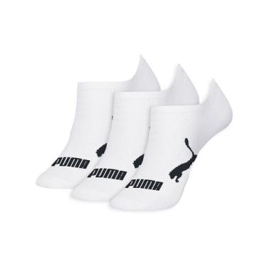 Imagem de Kit Meia 3 Pares Sapatilha Sortidas Feminina 34 a 39 Puma, Branco