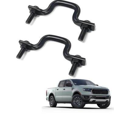 Imagem de Acdeyaca 2 peças ganchos de amarração para cama traseira com parafusos compatíveis com Ford Ranger 2019-2023 KB3Z-21550A74-A W505594-S450B