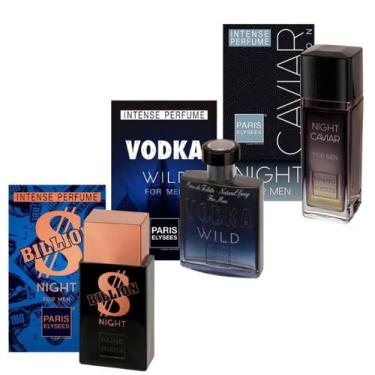 Imagem de Vodka Wild Night Caviar Billion Night Perfume importado100ml - Paris E