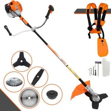 Imagem de Roçadeira Aparador de Grama Vulcan VR520H À Gasolina 52cc 2,5HP 10.000