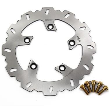 Imagem de Rotor de disco de freio traseiro Arashi com parafusos de montagem para Yamaha FZ6 FZ600 Fazer 600 2004-2008, FZ6 FAZER S2 2007-2009, FZ6 S2 07-08, MT03 MT-03 06-11, FZ1 06 -14, F Z1 FAZER 06-12 ABS 07