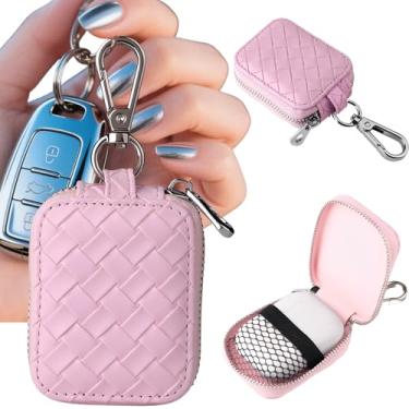 Imagem de CCSmall Capa de fone de ouvido para AirPods Pro 2/1/4/3, linda bolsa de armazenamento feminina xadrez pequena com mosquetão organizador de viagem portátil para fones de ouvido sem fio, fones de ouvido