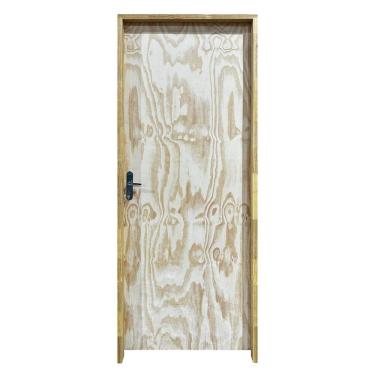 Imagem de Kit Porta Lisa Pintura 210x92cm F/cce e B-9 Pinus Amescla