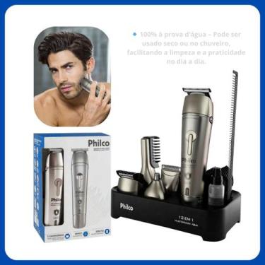 Imagem de Título sugerido Aparador de Pelos Philco Multigroom PAP03 12 em 1  Biv