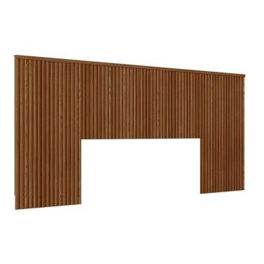 Imagem de Painel Cama Box Madeirado Laranjeiras 240cm Freijó - Linea Brasil