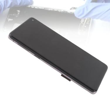 Imagem de RiToEasysports Substituição do Conjunto de Tela TFT do Scanner de Tela para S10 por Função de Pegada Digital para Manutenção Digital para a Manutenção Telefone (Preto)