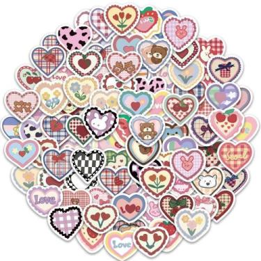 Imagem de Adesivos De Amor Em Estilo Cartoon 100PCS Impermeáveis Para Capas De T