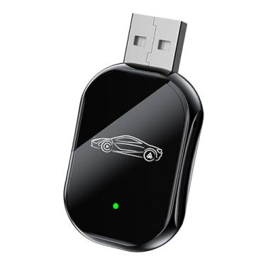 Imagem de Adaptador Sem Fio Carplay Android Auto 2 em 1 Converte Fio para Sem Fio Rápido e Estável Compatível com iOS 10+ Android 11+ Dongle de Conexão Inteligente para Carro
