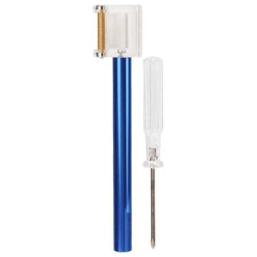 Imagem de Caneta de couro azul com ponta de tinta de metal de alta densidade, ferramenta de artesanato para cinto de couro faça você mesmo, bolsa de mão, capa de telefone e coloração de borda de sapato