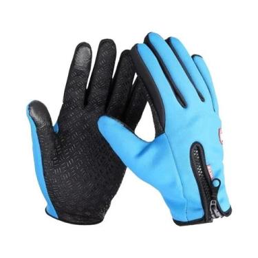 Imagem de Luvas De Ciclismo De Inverno Com Dedos Completos, Tela Sensível Ao Toq