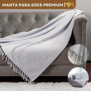 Imagem de Manta Para Sofá Protetor 2,20x1,70 Colcha Decorativa Aconchego Sala Lu