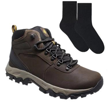 Imagem de Kit Bota Impermeável Columbia Newton Ridge Plus II Masculina + Par de Meia