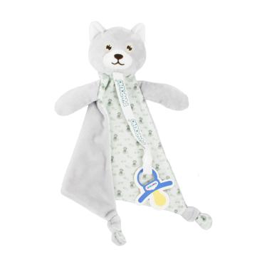 Imagem de Naninha Para Bebê Unissex Gato Cinza - Pimpolho