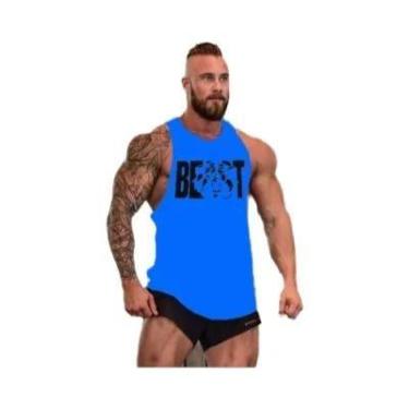 Imagem de Camiseta Regata Masculina Para Musculação, Fitness E Corrida Com Estam