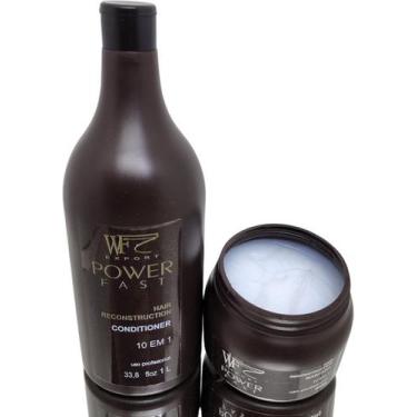 Imagem de Kit Reconstrução Power Fast Shampoo e Mascara 1500ml WF - WF Export