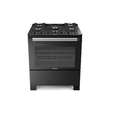 Imagem de Fogão de Piso Itatiaia 5 Bocas Itamaster Preto – Bivolt Bivolt