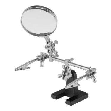 Imagem de Lupa com Garras Tipo Jacaré Terceira Mão 1 Peça SPARTA