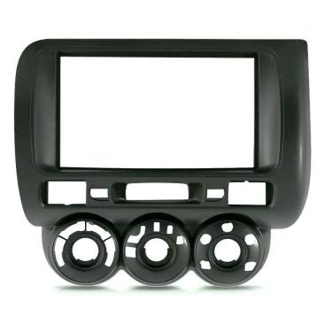 Imagem de Moldura De Painel 2 Din Honda Fit 2003 2004 2005 2006 2007