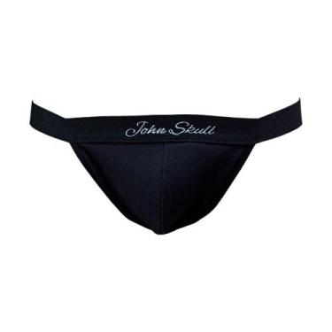 Imagem de Cueca Jockstrap Sexy Com Abertura Na Parte De Trás - John Skull, Preto