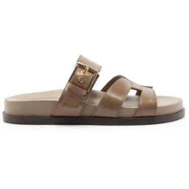 Imagem de Sandália Rasteira Couro Fivela Lançamento Arezzo-Feminino
