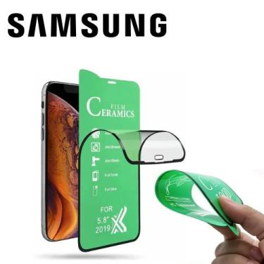 Imagem de KIT Galaxy J8  Película de Cerâmica 9D + Capinha Anti Impacto Transpar