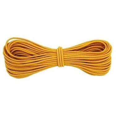 Imagem de Elástico Roliço 15R 2,8 mm 10 Metros - são josé, Amarelo Ouro