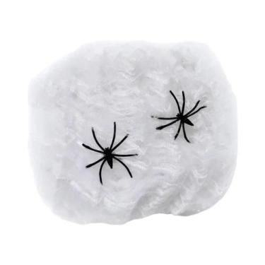 Imagem de Decoração De Teia De Aranha Para Halloween Em Fio De Algodão Artificia