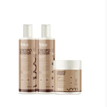 Imagem de Kit Crespo Power - Co Wash, Condicionador e Creme de Pentear (3 ITENS)