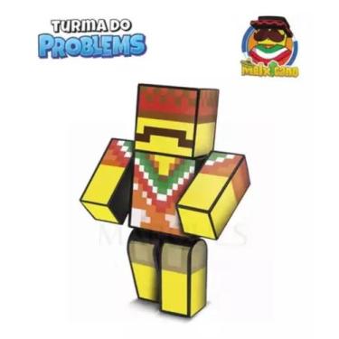 Imagem de Boneco Minecraft Articulado Melxicano 25 cms Algazarra , Youtuber