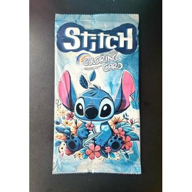 Imagem de Envelope com Cards para Colorir Lilo & Stitch - 4 Unidades - no-brand