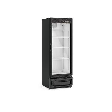 Imagem de Refrigerador Expositor Vertical Gelopar 410L 1 Porta Vidro Preto 127V GPTU-40 EL PR (81168.09.1)