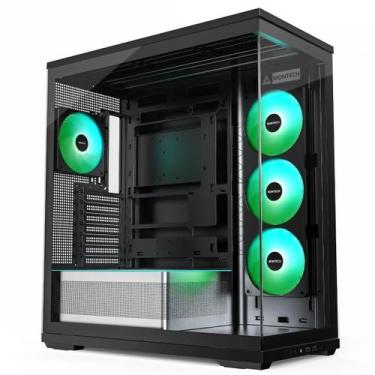 Imagem de Gabinete Gamer Montech TG3, ARGB, Mid Tower, ATX, Sem Fonte, Com 4 Fan
